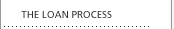 The loan process